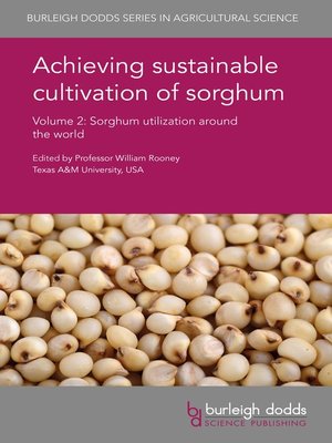 cover image of Achieving sustainable cultivation of sorghum Volume 2